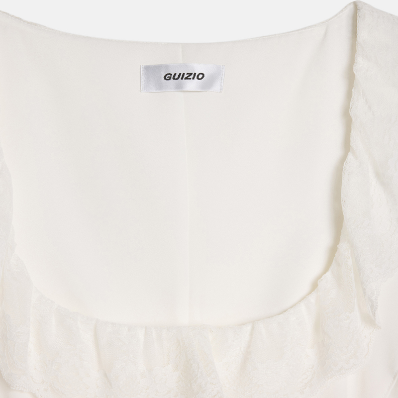 Super Flea Market+Guizio+White Blouse+Camille Charriere3